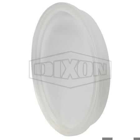 Dixon End Cap, 6 in, For Use with B54BMP In-Line Sight Glass, Plastic, Acrylic B5416MP-A600